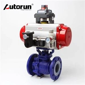Pneumatic Fluorine Lined Ball Valve