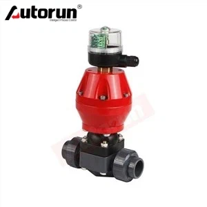 Pneimatiskais UPVC diafragmas vārsts